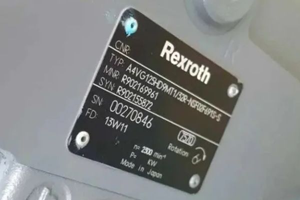 R902169961 原裝力士樂A4VG125HD9MT132R-NSF02F691S-S柱塞泵，A4VG系列液壓泵