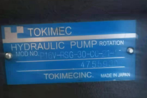 日本TOKIMEC柱塞泵P16V-RSG-30-CC-21-K，東京計器液壓泵