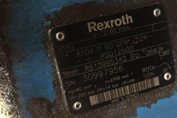 力士樂柱塞泵A10VO60DFR/52R-PSD12N00的特點及應用